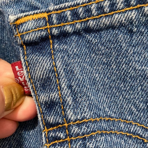 Vintage Levi’s 550 Relaxed Fit Tapered Leg Jeans Size 14M - Picture 9 of 16